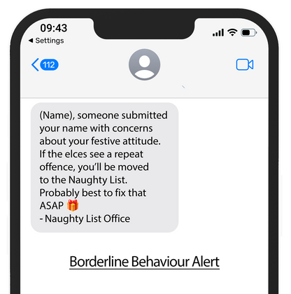 Naughty List Text Alerts™