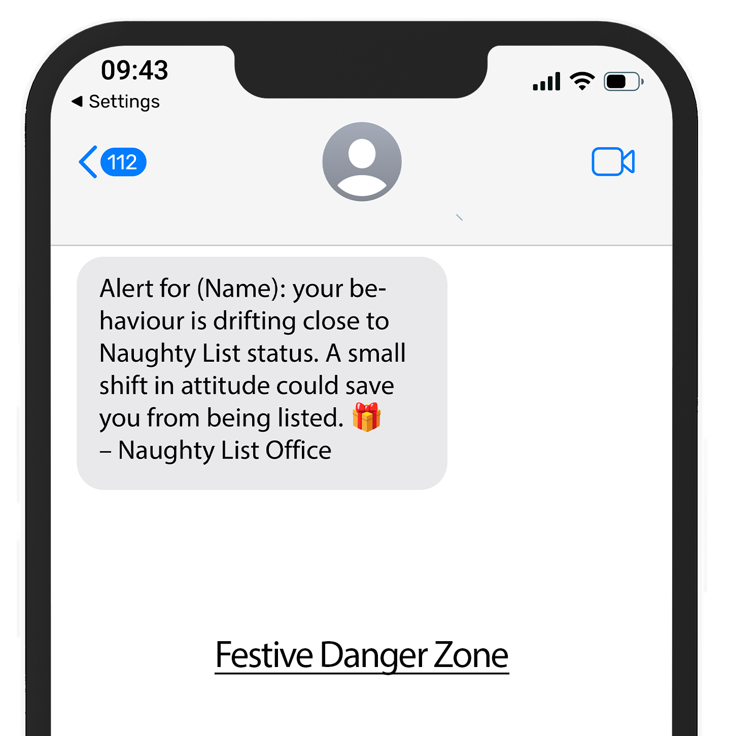 Naughty List Text Alerts™